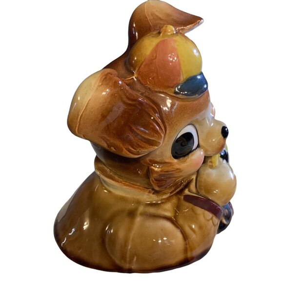 Ceramic Squirrel Chipmunk Cookie Jar TOP ONLY Vintage - Picture 4 of 9